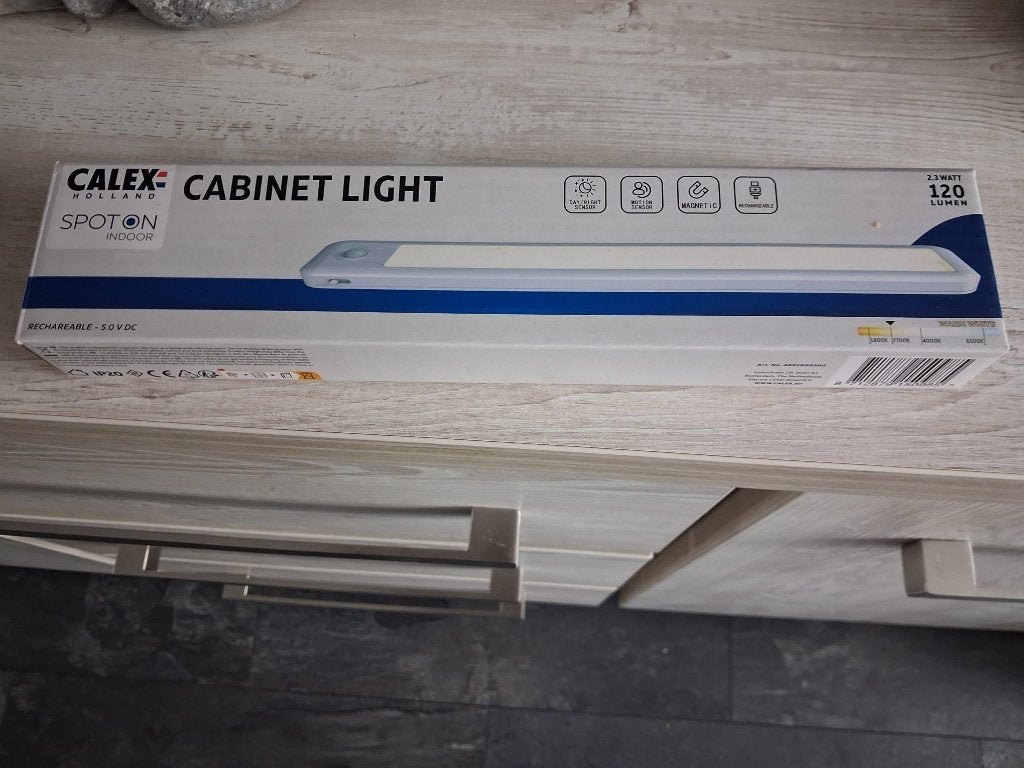 Calex SpotOn Cabinet Light, perfect voor in kledingkasten, Ophalen of Verzenden, Nieuw, Kunststof