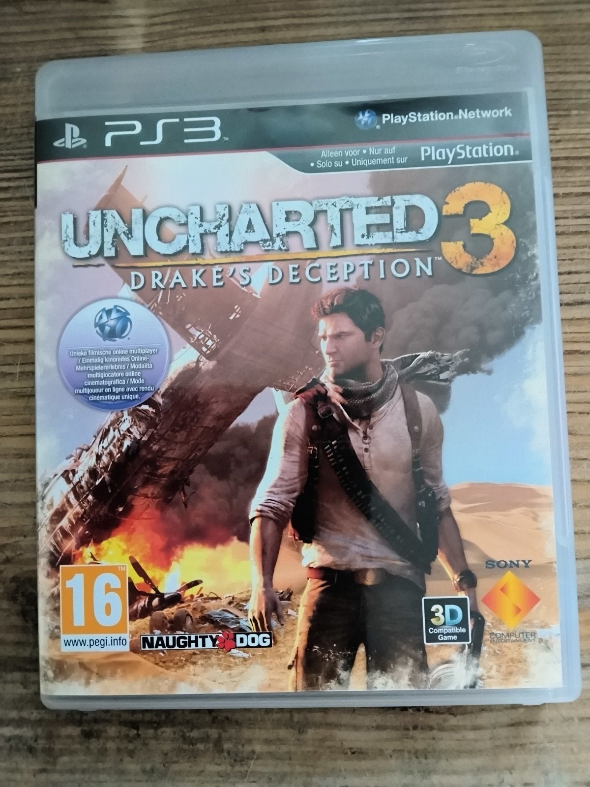 Uncharted 3: Drake's Deception PS3 - Avontuur & Actie, Spelcomputers en Games, Avontuur en Actie, Online, 1 speler, Ophalen of Verzenden