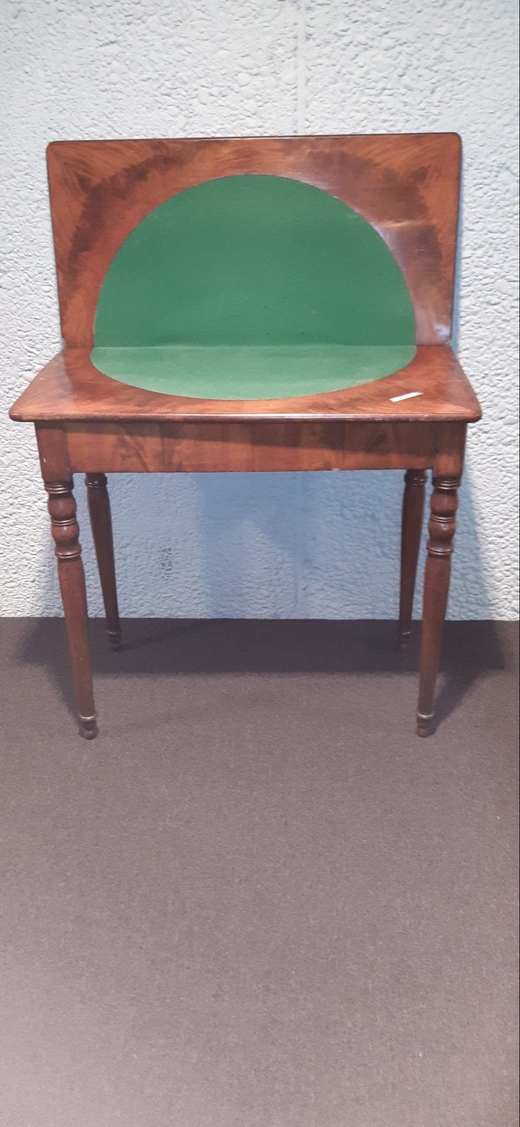 Antieke Mahonie Console Tafel / Speeltafel - Uitklapbaar, Antiek en Kunst, Ophalen