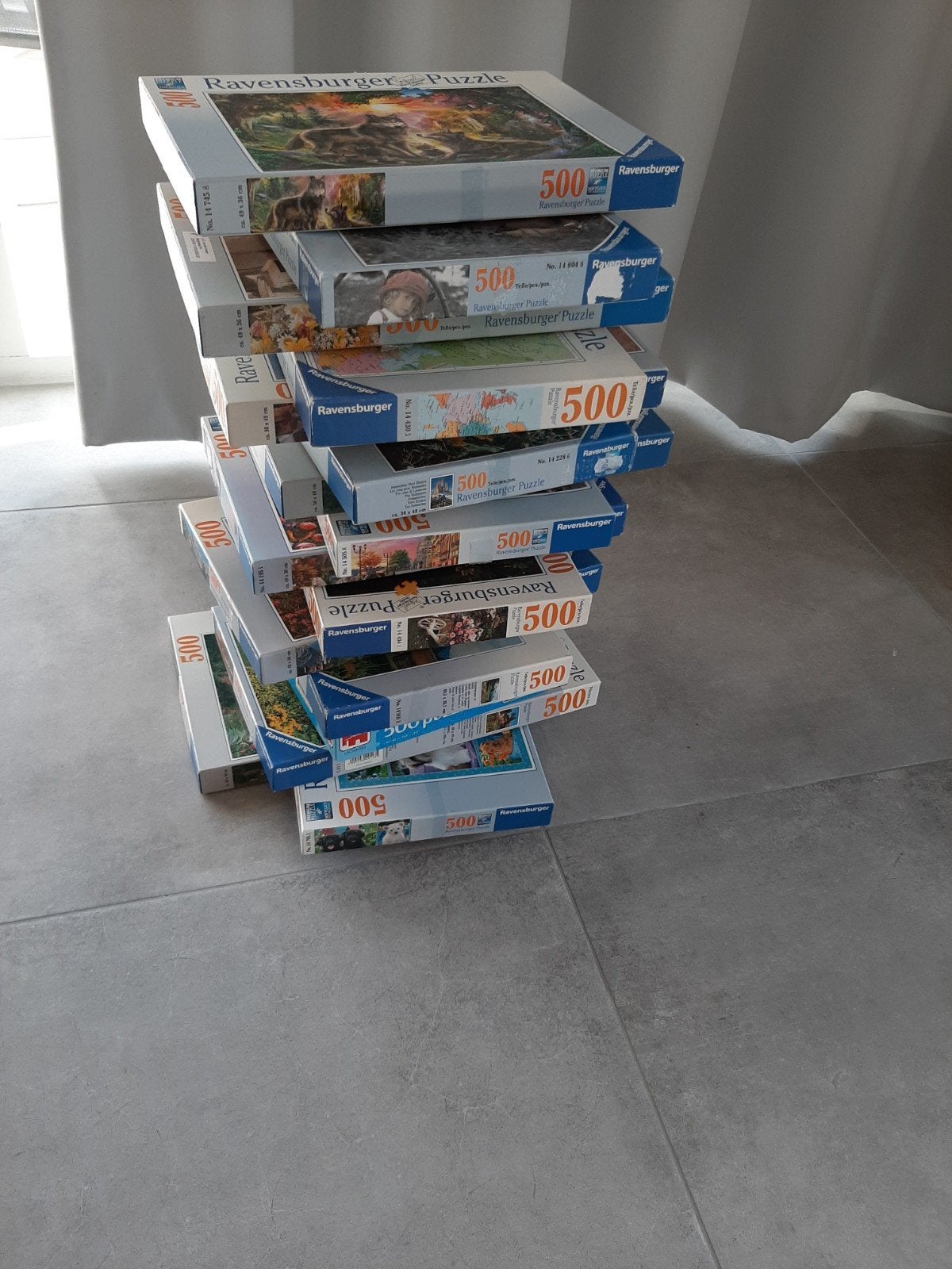 Grote collectie Ravensburger puzzels 500 stukjes, Ophalen, 500 t/m 1500 stukjes, Gebruikt, Legpuzzel