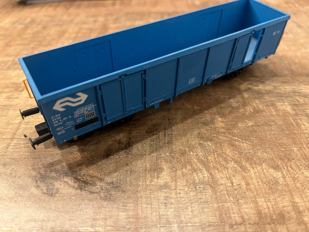 Liliput NS wagon blauw, Gebruikt, Gelijkstroom, Analoog, Wagon