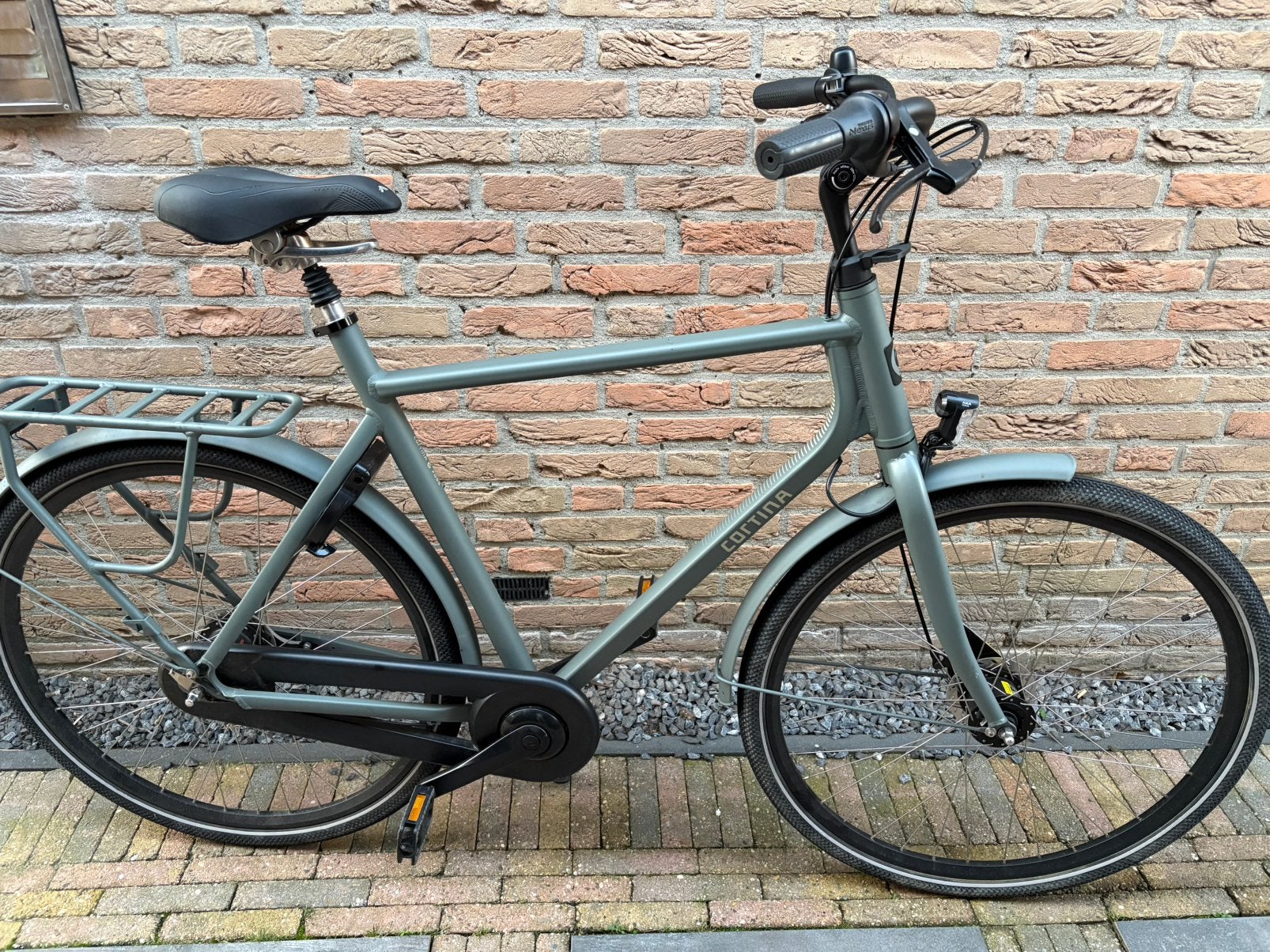Cortina Foss Herenfiets Dark Slate Matte ND7 2025, Versnellingen, Zo goed als nieuw, 57 tot 61 cm, Trommelrem