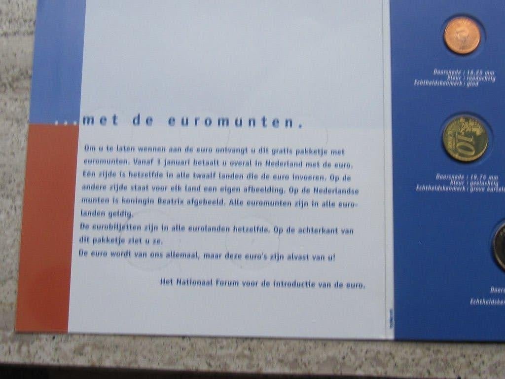 1e kenningsmakingsset 2001, Ophalen of Verzenden, Overige landen, Overige waardes, Setje