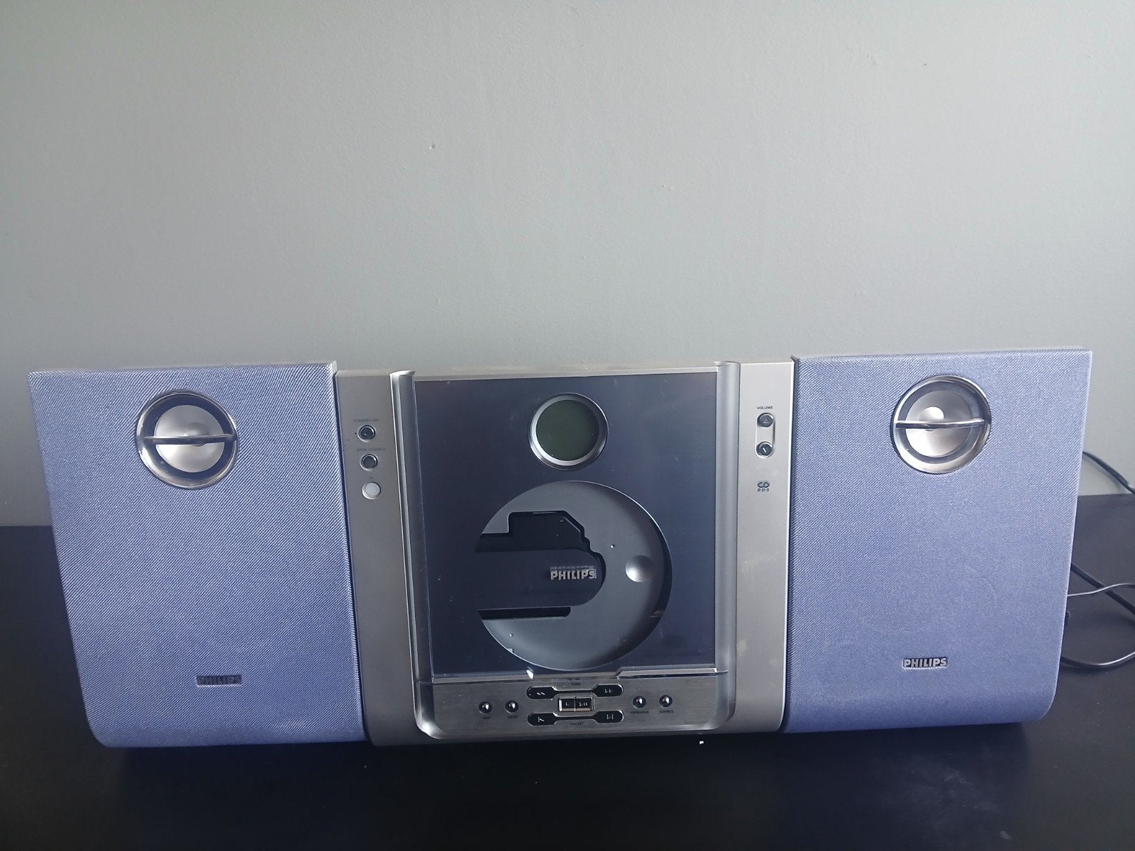 Philips Microset met CD-speler en speakers, Audio, Tv en Foto, Stereo-sets, Philips, Gebruikt, Ophalen of Verzenden, Microset
