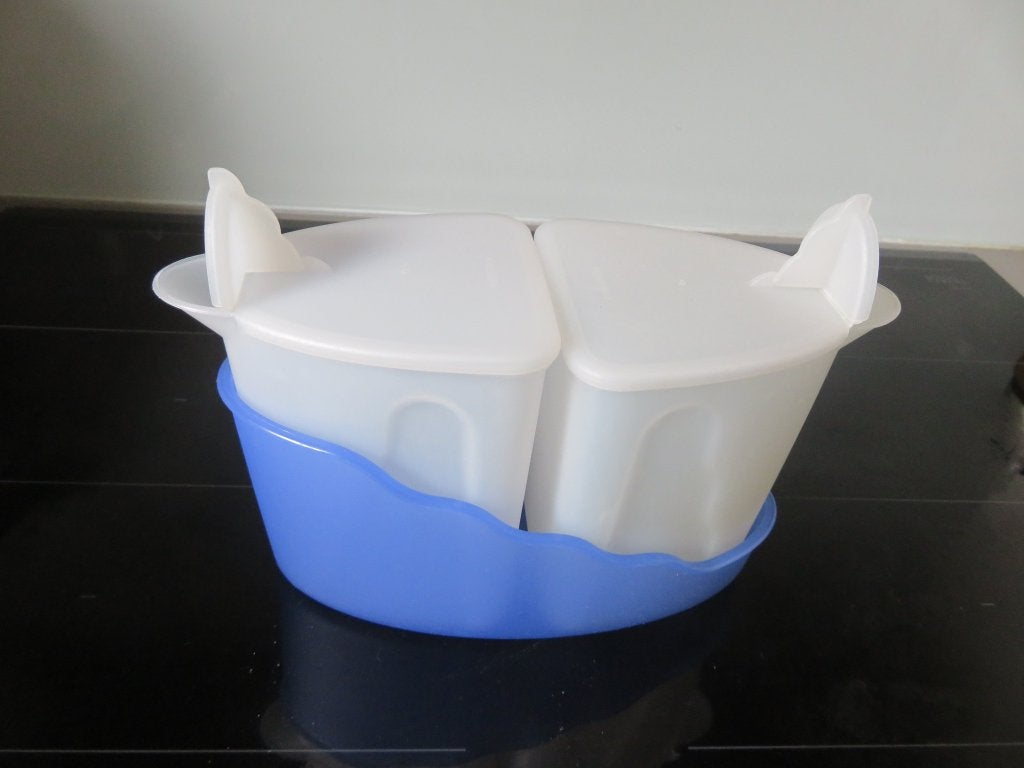 Tupperware set voor koffieroom en suiker of anders, Ophalen, Overige kleuren, Met deksel, Overige typen