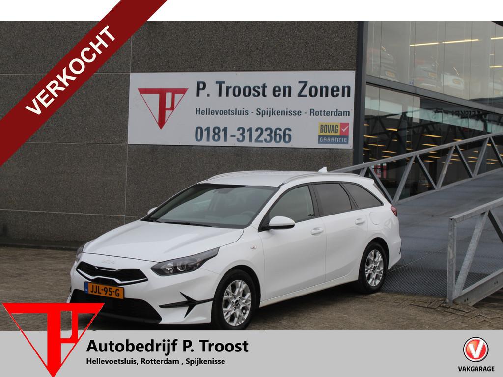 Kia Ceed Sportswagon 1.0 T-GDi DynamicPlusLine Stoelverwarmi, Auto's, Kia, Voorwielaandrijving, Gebruikt, Euro 6, Wit