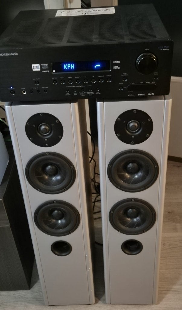 High End Versterker en Speakers (Cambridge en Scan Speak), Ophalen, Gebruikt, Speakers, Overige merken