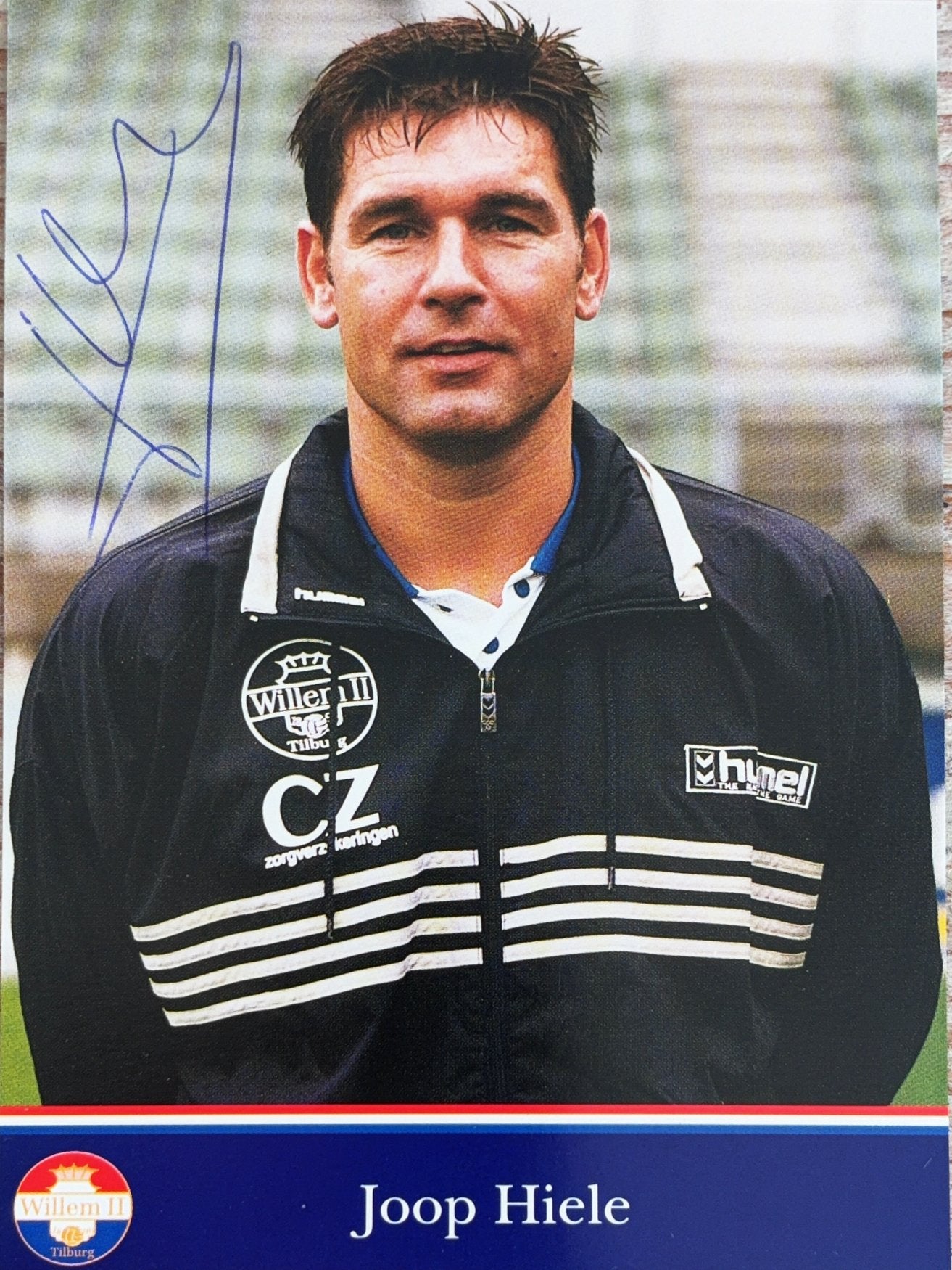 Spelerskaart Joop Hiele - Willem II Tilburg - seizoen 97/98, Verzenden, Zo goed als nieuw, Willem II, Spelerskaart
