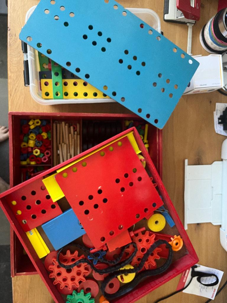 Houten Sio Montage, Kinderen en Baby's, Speelgoed | Houten speelgoed, Gebruikt, Overige typen, Ophalen of Verzenden