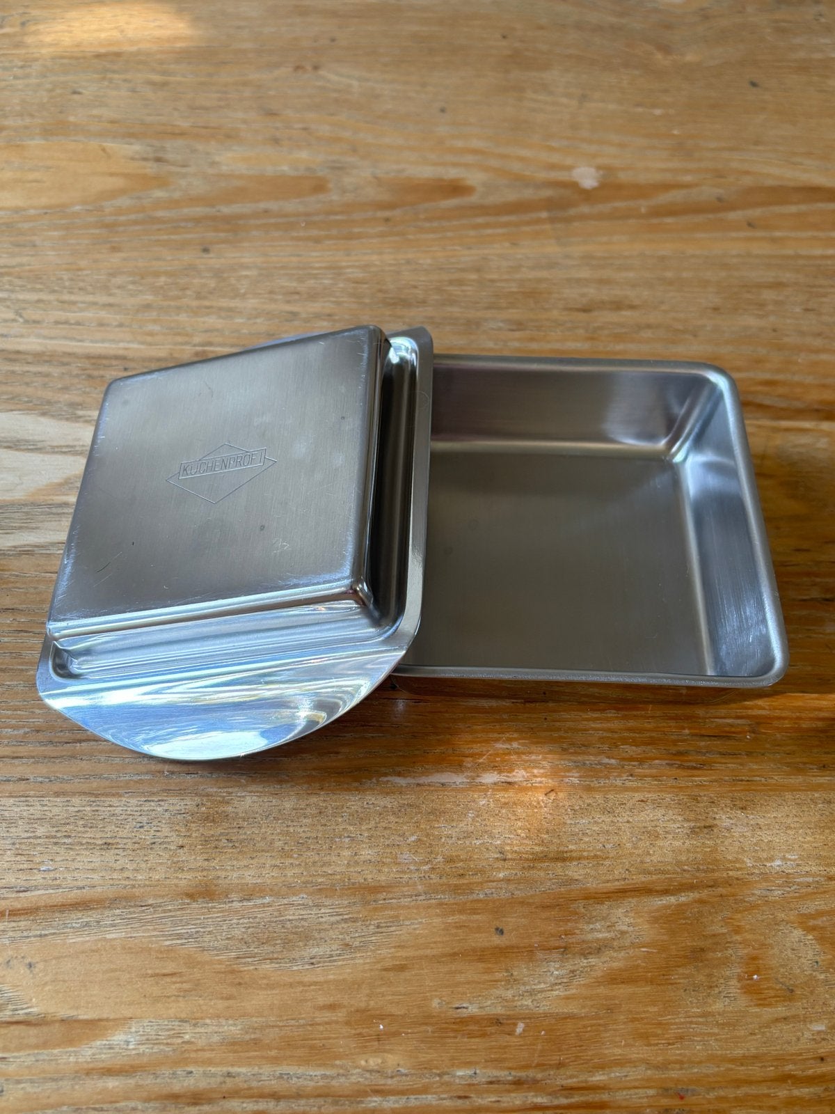 Vintage Küchenprofi RVS botervlootje, Duitsland, Ophalen of Verzenden