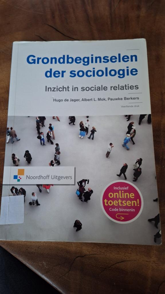 Hugo de Jager - Grondbeginselen der sociologie, Boeken, Sociale wetenschap, Ophalen of Verzenden, Zo goed als nieuw, Hugo de Jager; Pauwke Berkers; Albert L. Mok