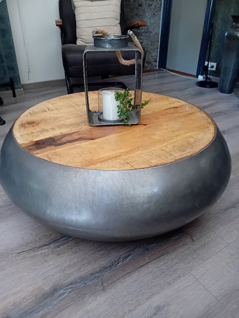 Salontafel, Huis en Inrichting, Tafels | Salontafels, Ophalen, 50 tot 100 cm, 50 tot 100 cm, Zo goed als nieuw