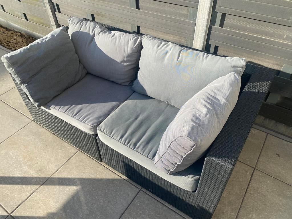 Lounge bank tuin met kussens, Tuin en Terras, Tuinsets en Loungesets, Ophalen, Gebruikt, Bank