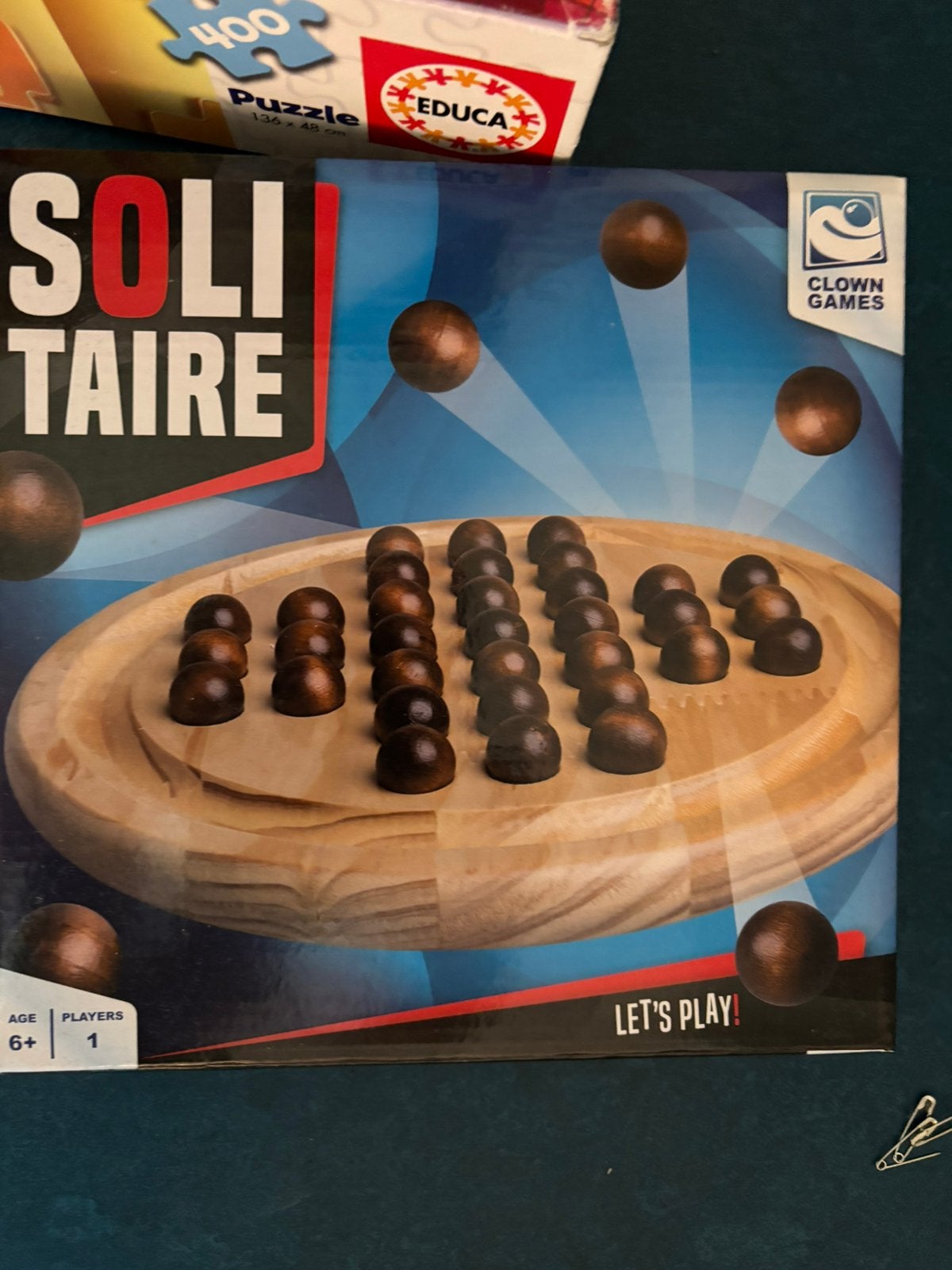 Solitaire hout spel als nieuw, Ophalen of Verzenden, Zo goed als nieuw