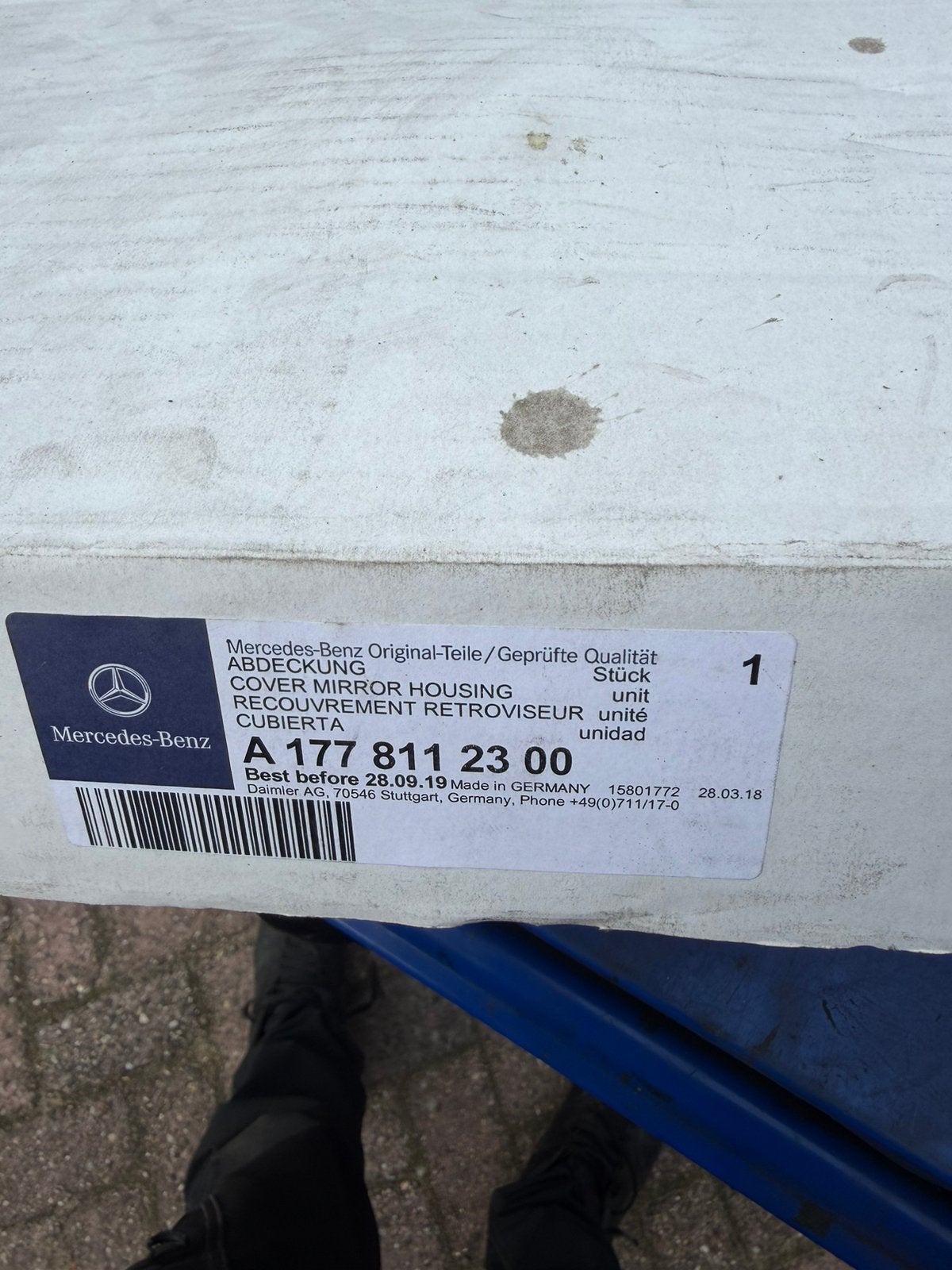 Carbon set spiegelkappen w177 orginele Mercedes set, Auto-onderdelen, Ophalen of Verzenden, Nieuw