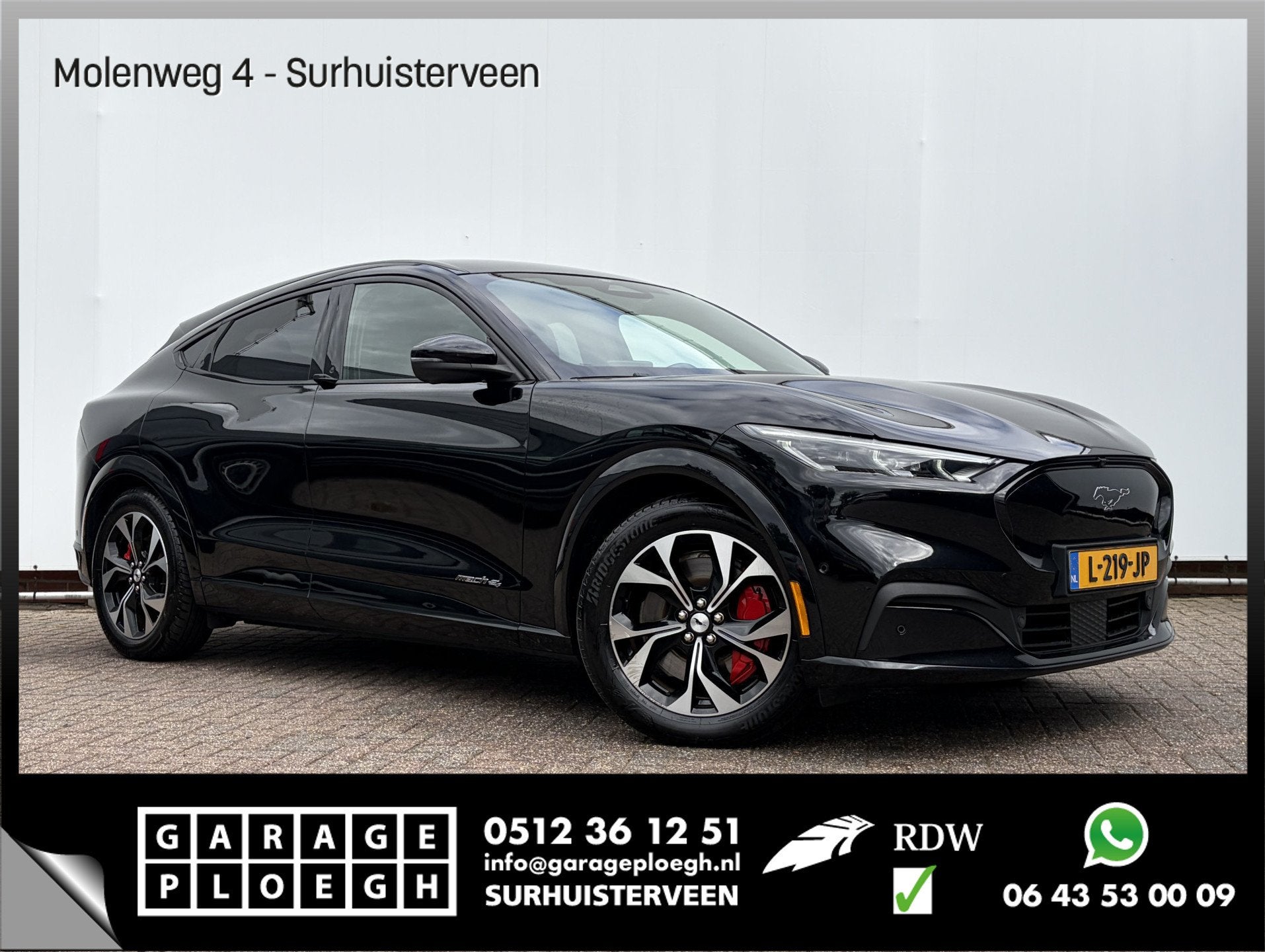 Ford Mustang Mach-E AWD 75 kWh Pano 360° Memory Stoel/Stuur, Automaat, Automatische klimaatregeling, Gebruikt, 750 kg