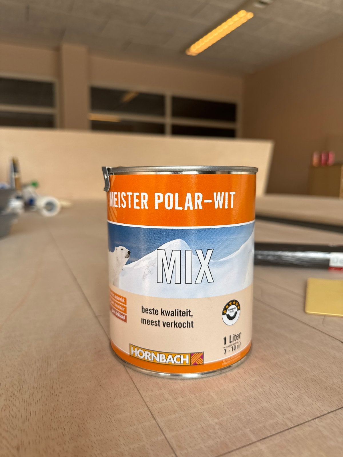 MuurVerf - 1 Liter kleur Hague Blue Farrow & Ball, Ophalen, Blauw, Nieuw, Verf