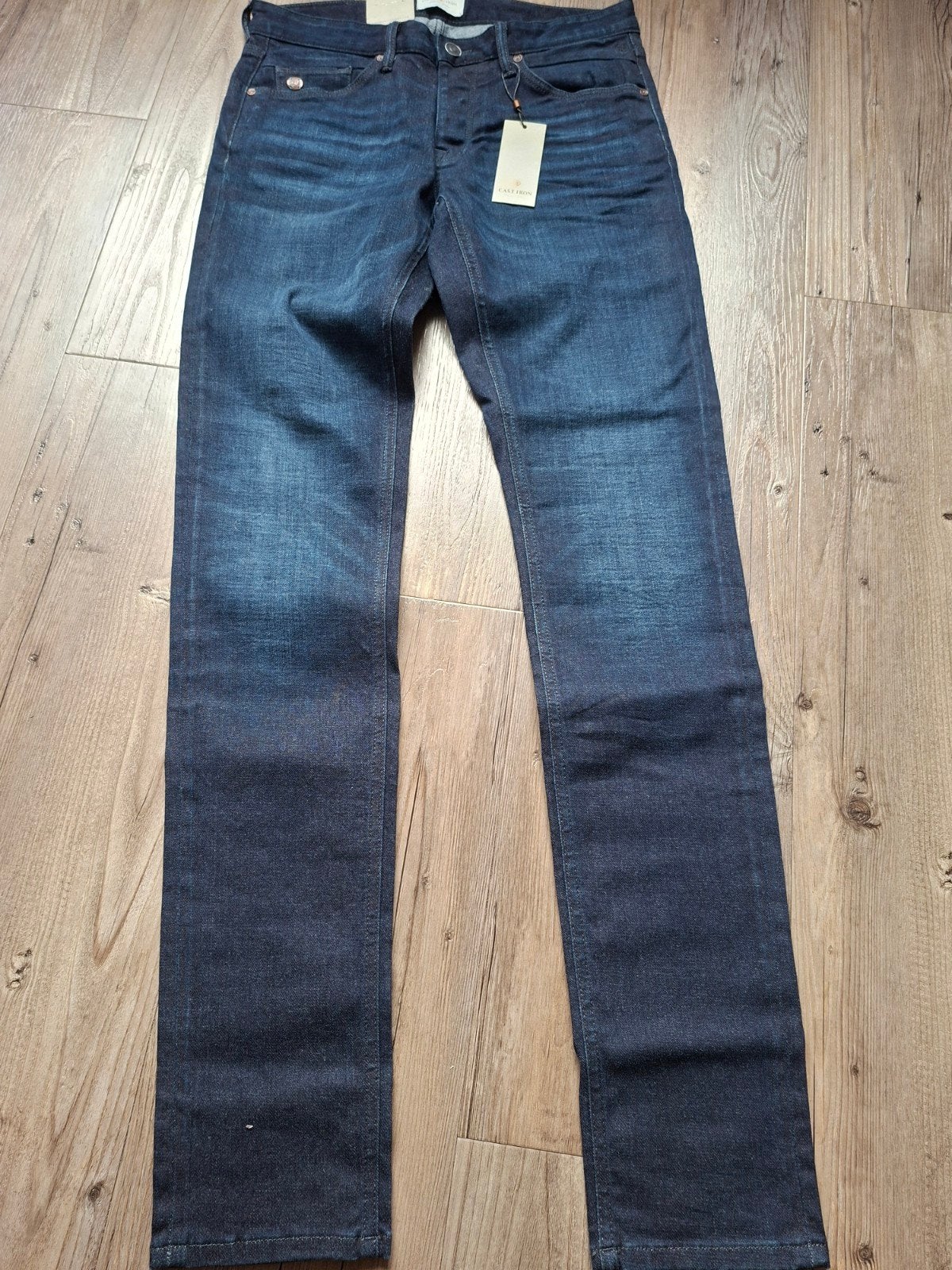 CAST IRON Riser slimfit jeans W32 L36, Blauw, Nieuw, W32 (confectie 46) of kleiner, Ophalen of Verzenden