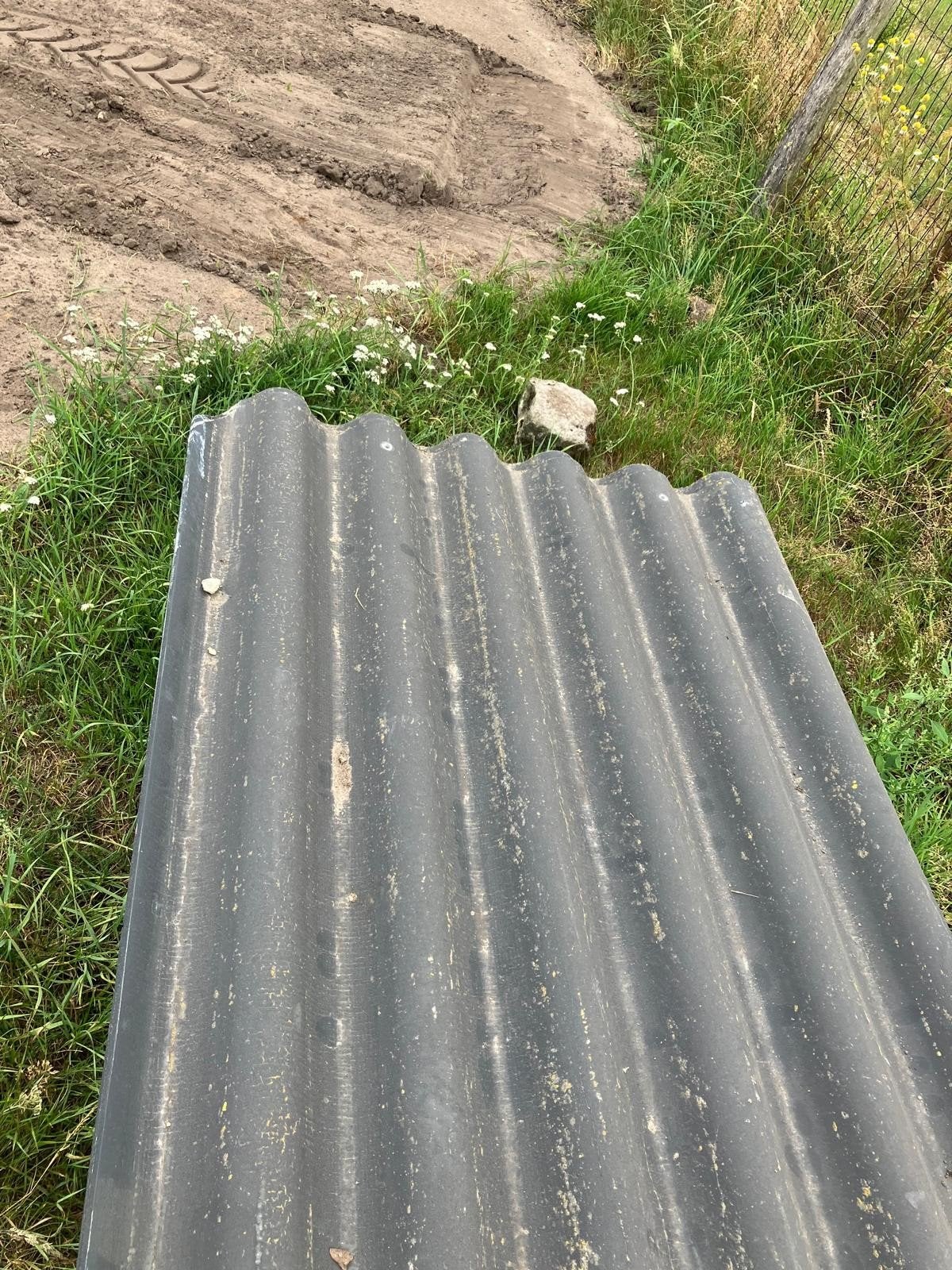 Asbestvrije golfplaten, Doe-het-zelf en Verbouw, Dakpannen en Dakbedekking, Ophalen, Grijs, 15 m² of meer, Golfplaat