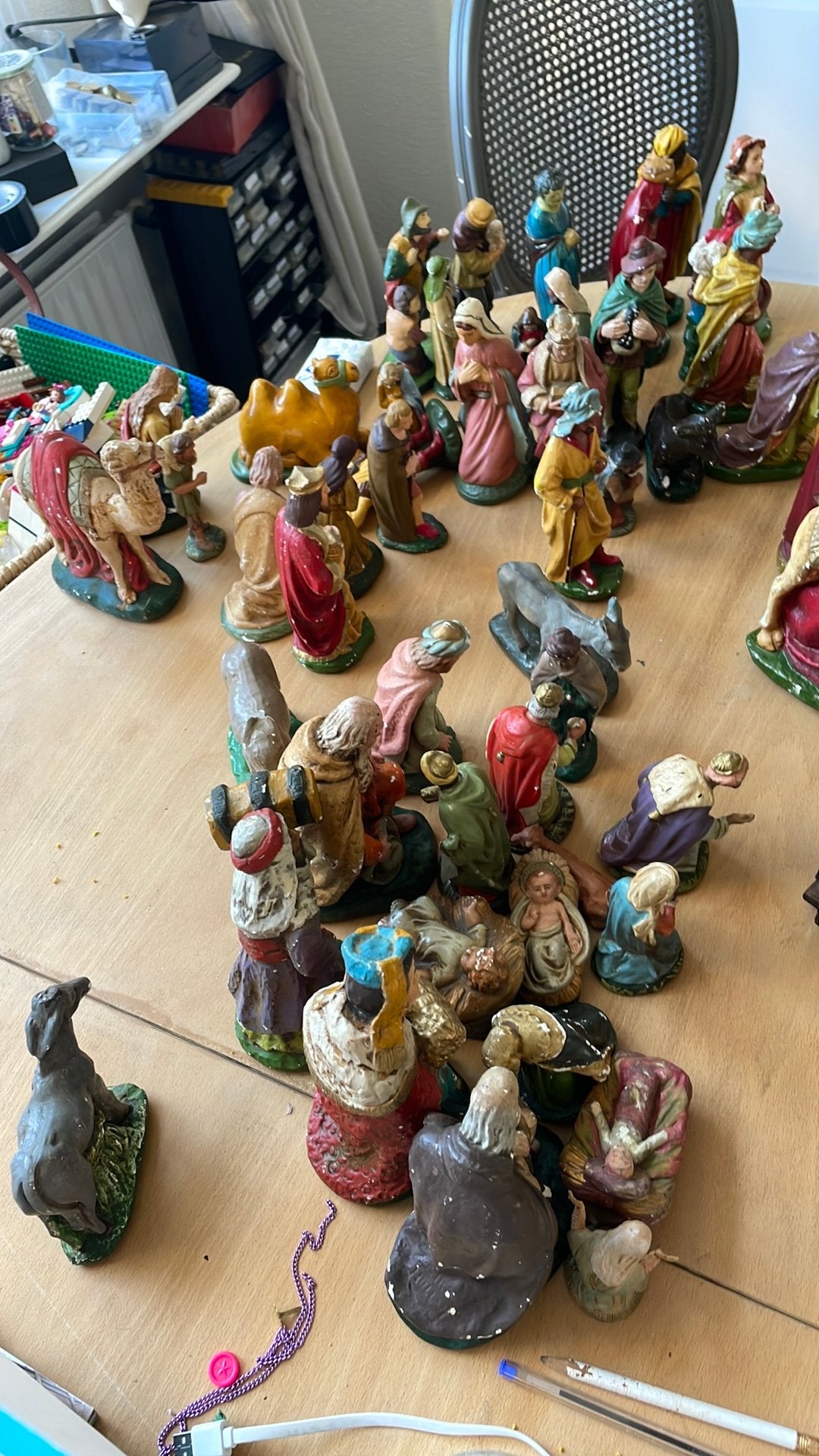 Kerst beeldjes, Diversen, Ophalen of Verzenden, Gebruikt
