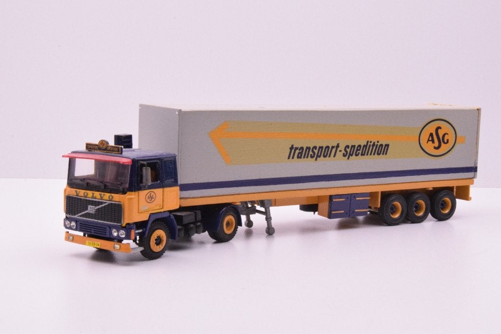 Volvo F12  '' ASG spedition Sweden ''  Tekno code 3 '', Ophalen of Verzenden, Gebruikt, Bus of Vrachtwagen, Tekno