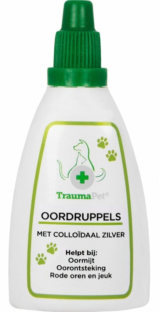 ACTIE Traumapet oordruppels Colloidaal zilver €13,75, Overige merken, Ophalen of Verzenden, Nieuw, Overige typen