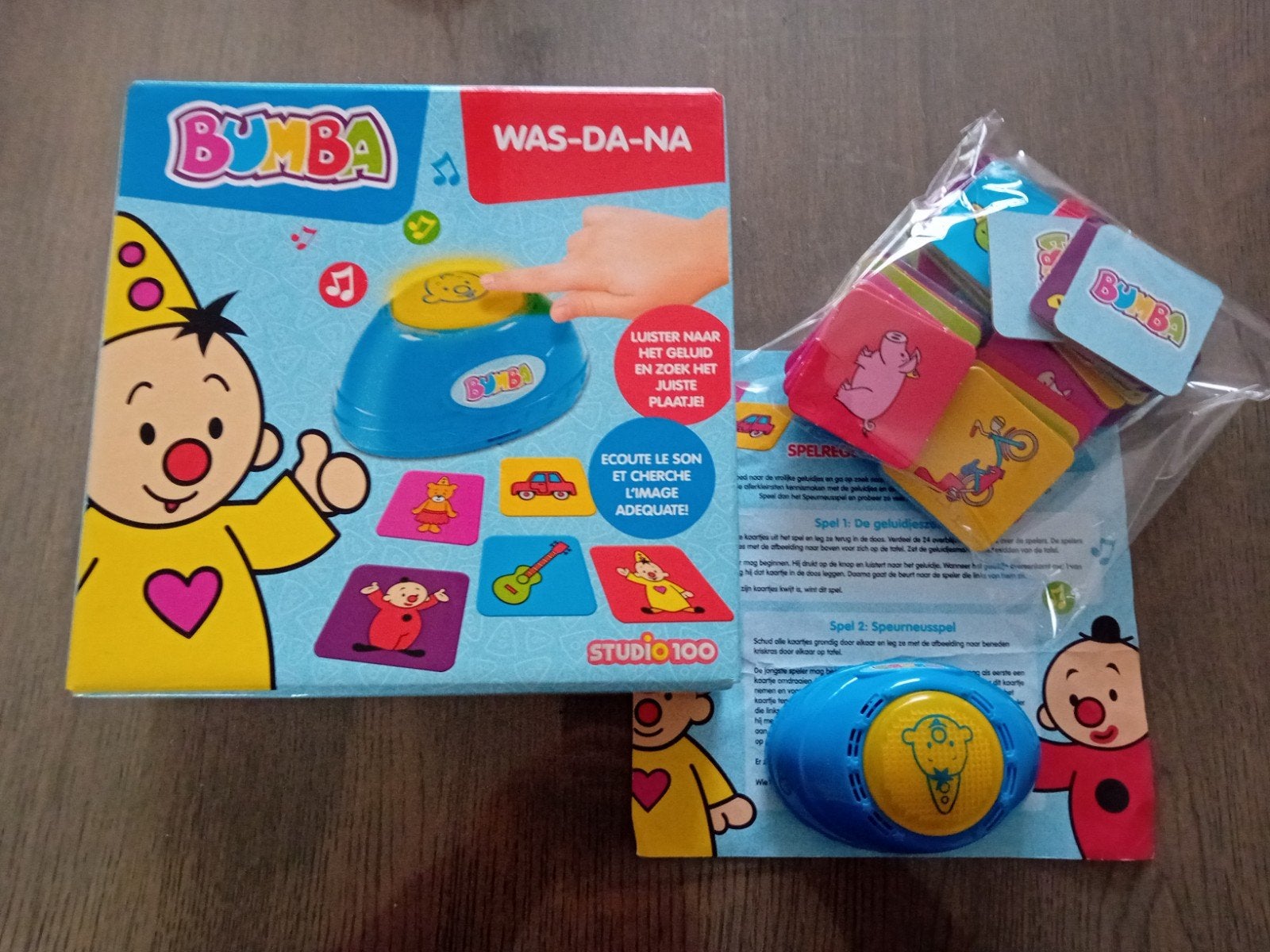 Bumba Was-da-na spel - Studio 100, Kinderen en Baby's, Speelgoed | Educatief en Creatief, Ophalen, Zo goed als nieuw, Ontdekken