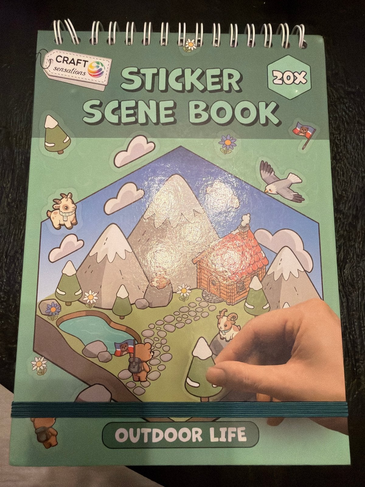 Craft Sensations Sticker Scene Book Outdoor Life, Ophalen of Verzenden, Zo goed als nieuw, Stickers en Plaatjes