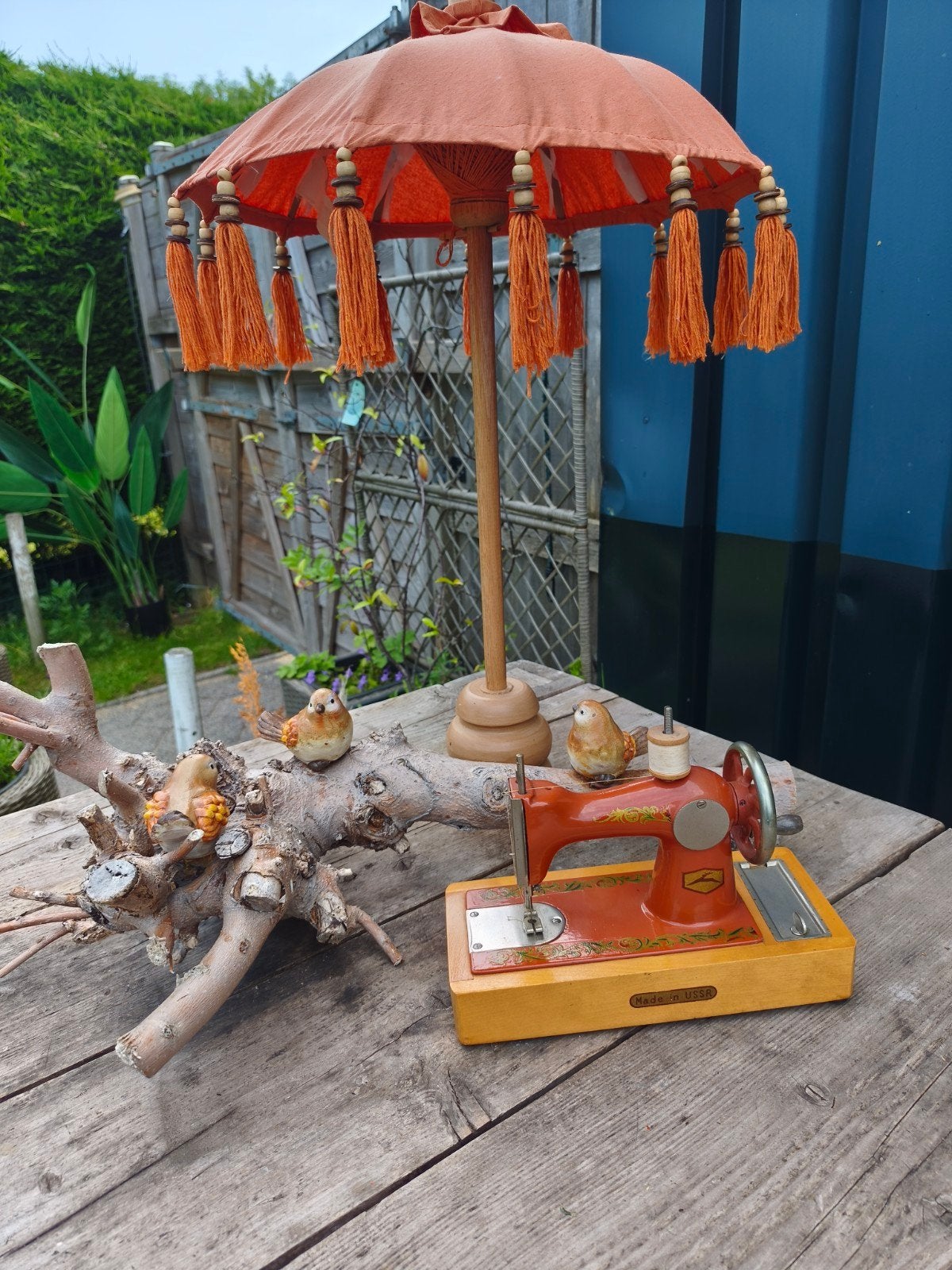 Vintage kindernaaimachine jaren 70 USSR oranje, Antiek en Kunst, Ophalen of Verzenden