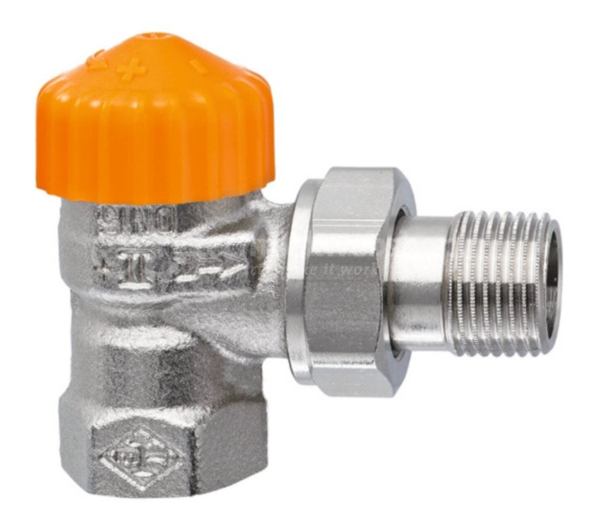 IMI Hydronic Eclipse Radiatorafsluiter DN10 3/8" Haaks Nieuw, Minder dan 30 cm, Radiator, Nieuw, Minder dan 60 cm