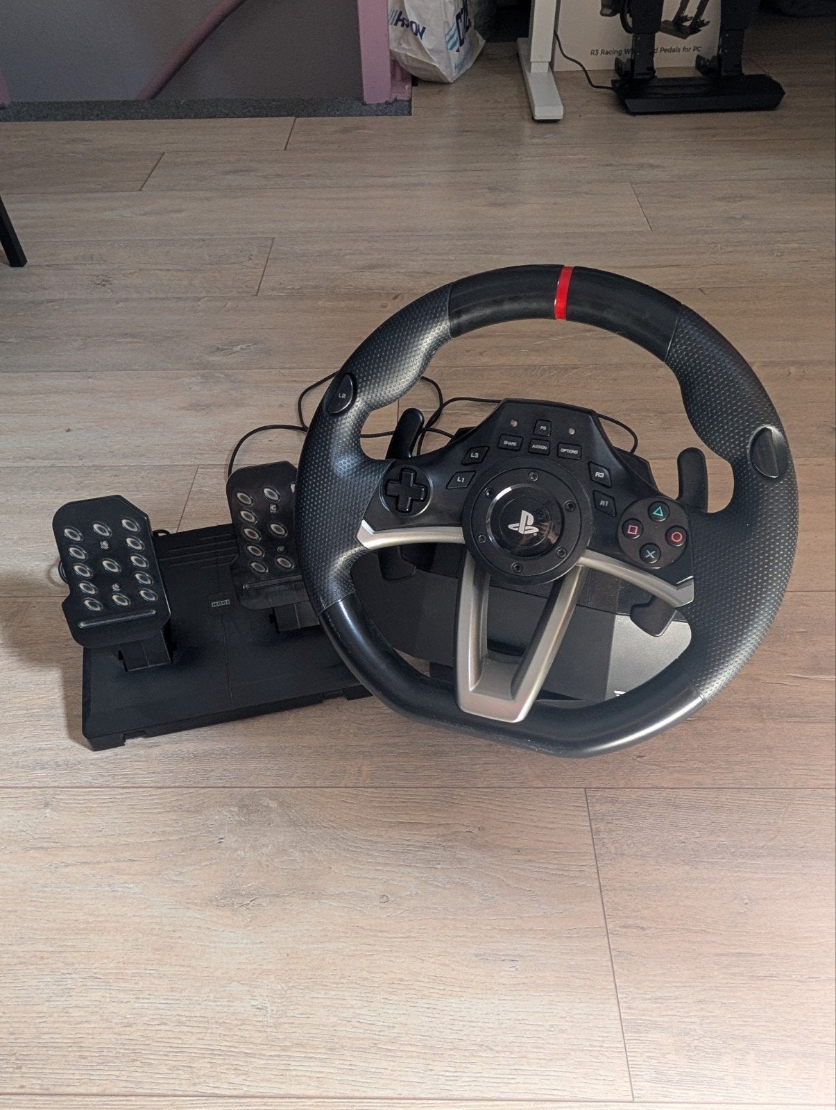 Hori Racing Wheel Apex Controller voor PS4/PS3/PC, Ophalen, Gebruikt, Stuur of Pedalen, PlayStation 3