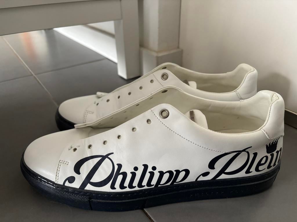 Philipp plein schoenen maat 44, Ophalen of Verzenden, Zo goed als nieuw, Wit