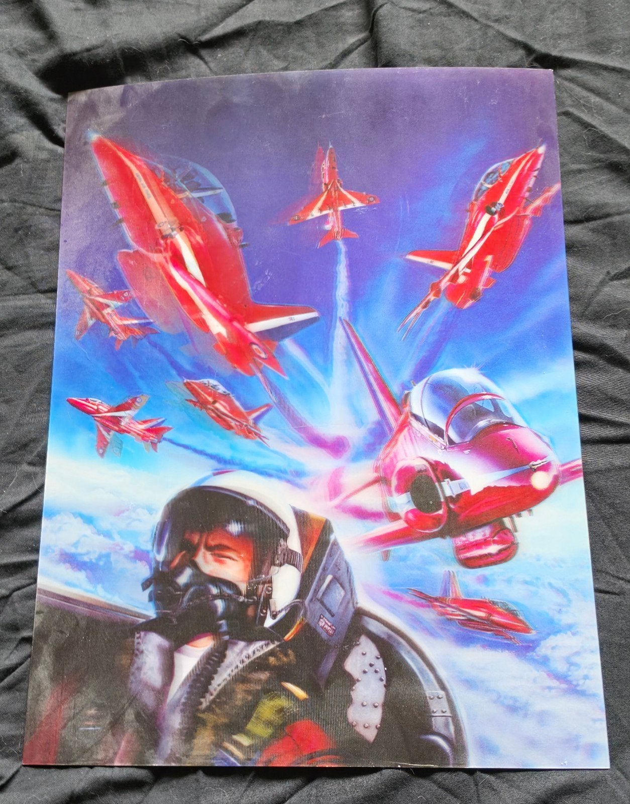3D poster Red Arrows, Ophalen, Rechthoekig Staand, Nieuw, A1 t/m A3