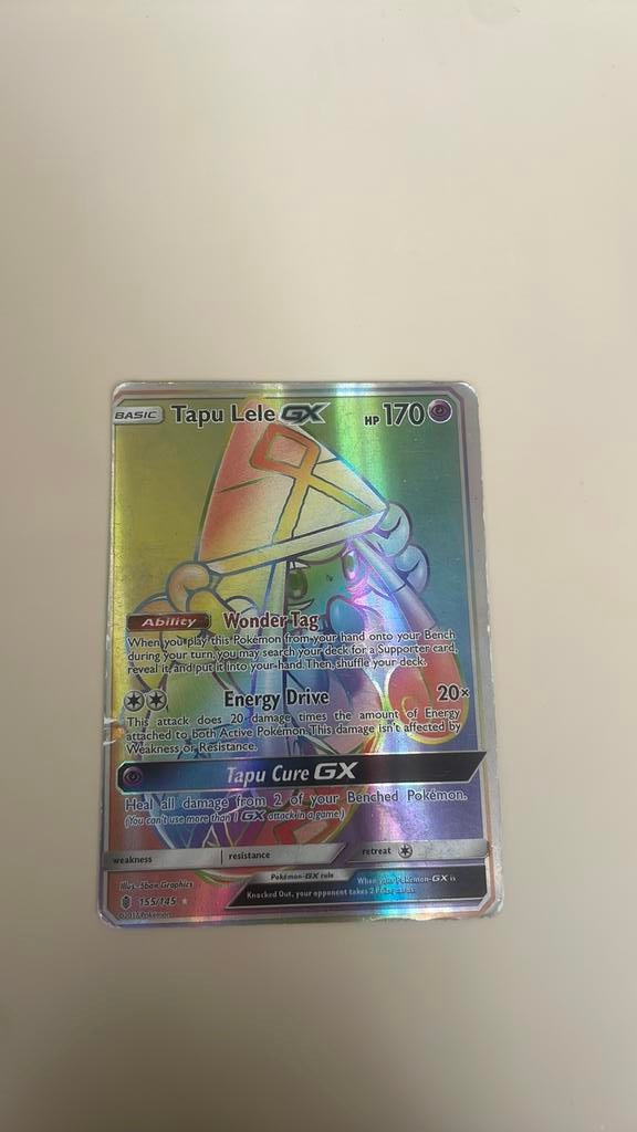 Pokemon kaart Tapu Lele GX, Ophalen of Verzenden, Zo goed als nieuw