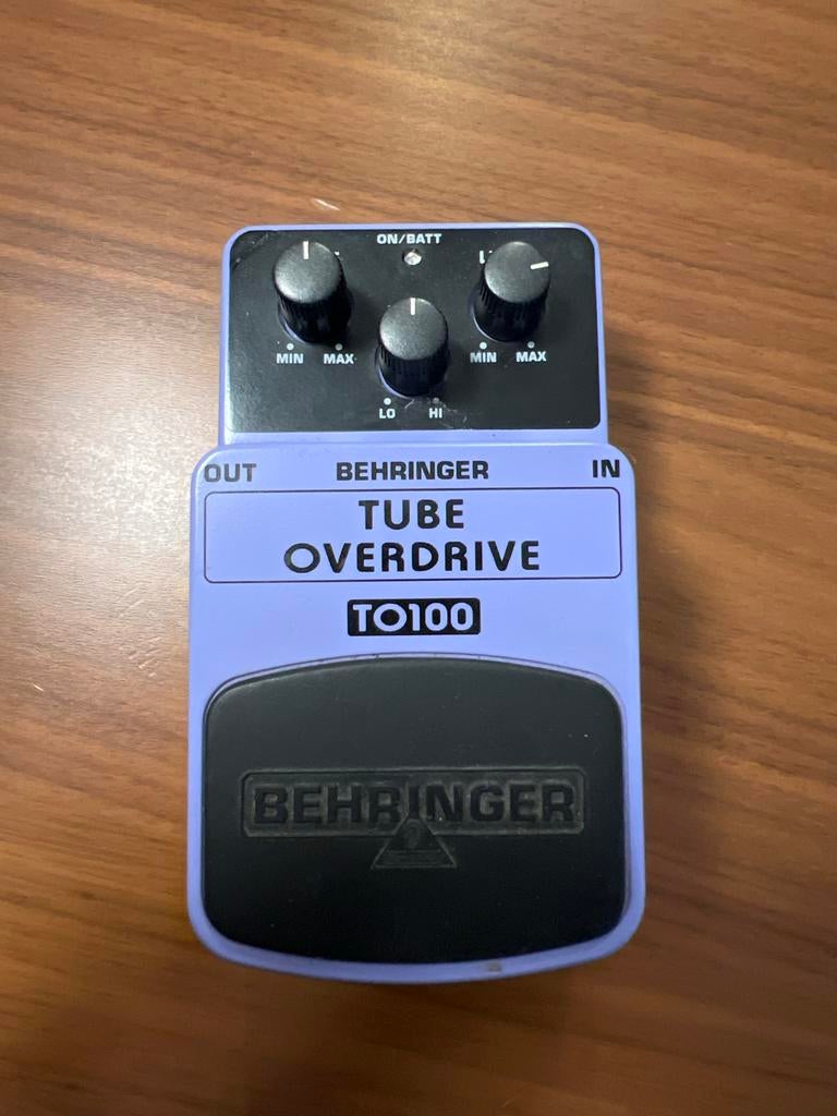 Behringer Tube Overdrive TO100 Gitaarpedaal, Ophalen of Verzenden, Gebruikt, Distortion, Overdrive of Fuzz