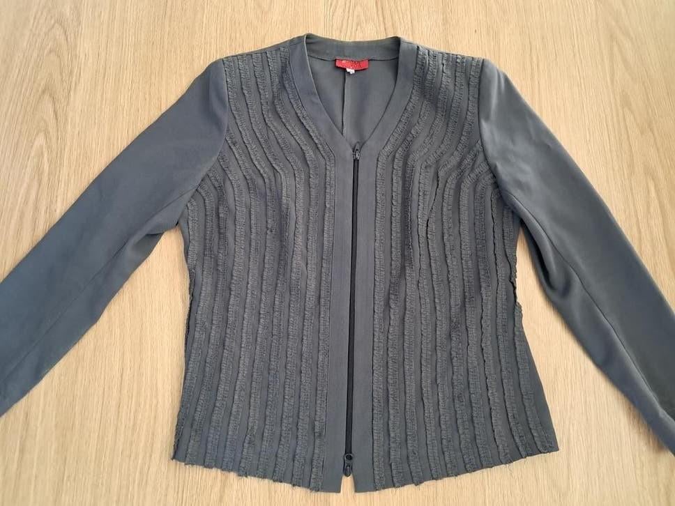 Edgar Vos Collection blouse/jasje grijs, Edgar Vos, Ophalen of Verzenden, Gedragen, Grijs