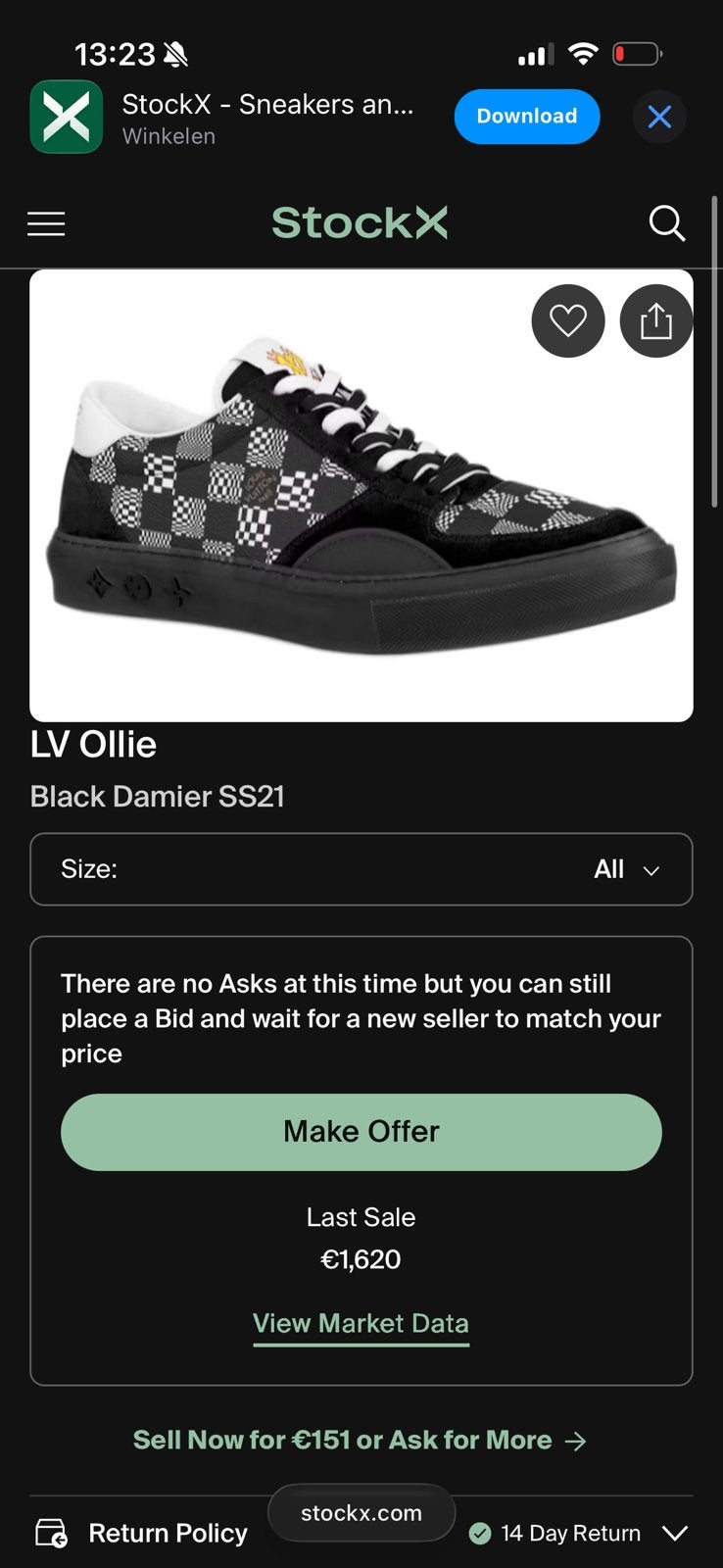 Louis vuitton schoenen, Ophalen, Gebruikt