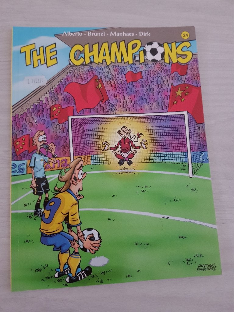 The Champions, Gelezen, Eén stripboek, Ophalen of Verzenden, Albert Brunel Manhaus