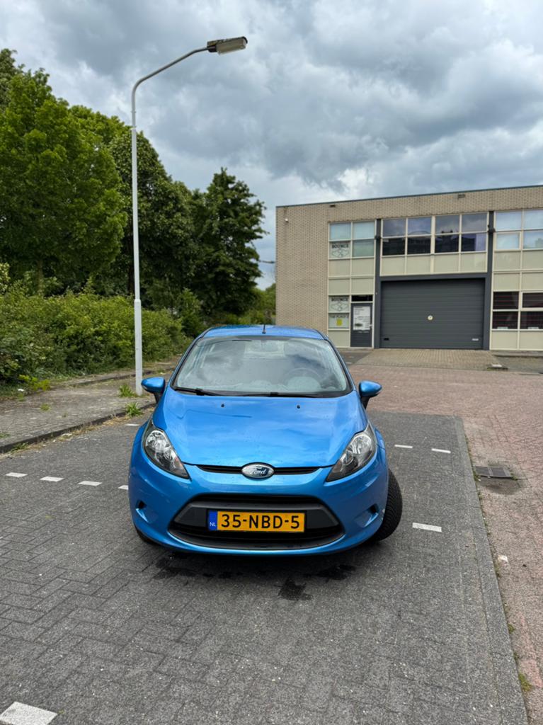 Ford Fiësta 1.25 44KW 3DR 2010 Blauw, Voorwielaandrijving, 4 cilinders, Blauw, Origineel Nederlands