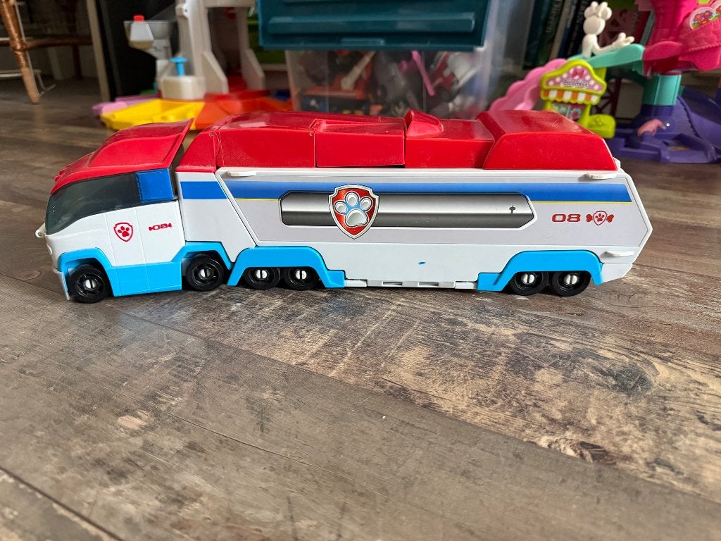 Pawpatrol bus, Ophalen, Gebruikt