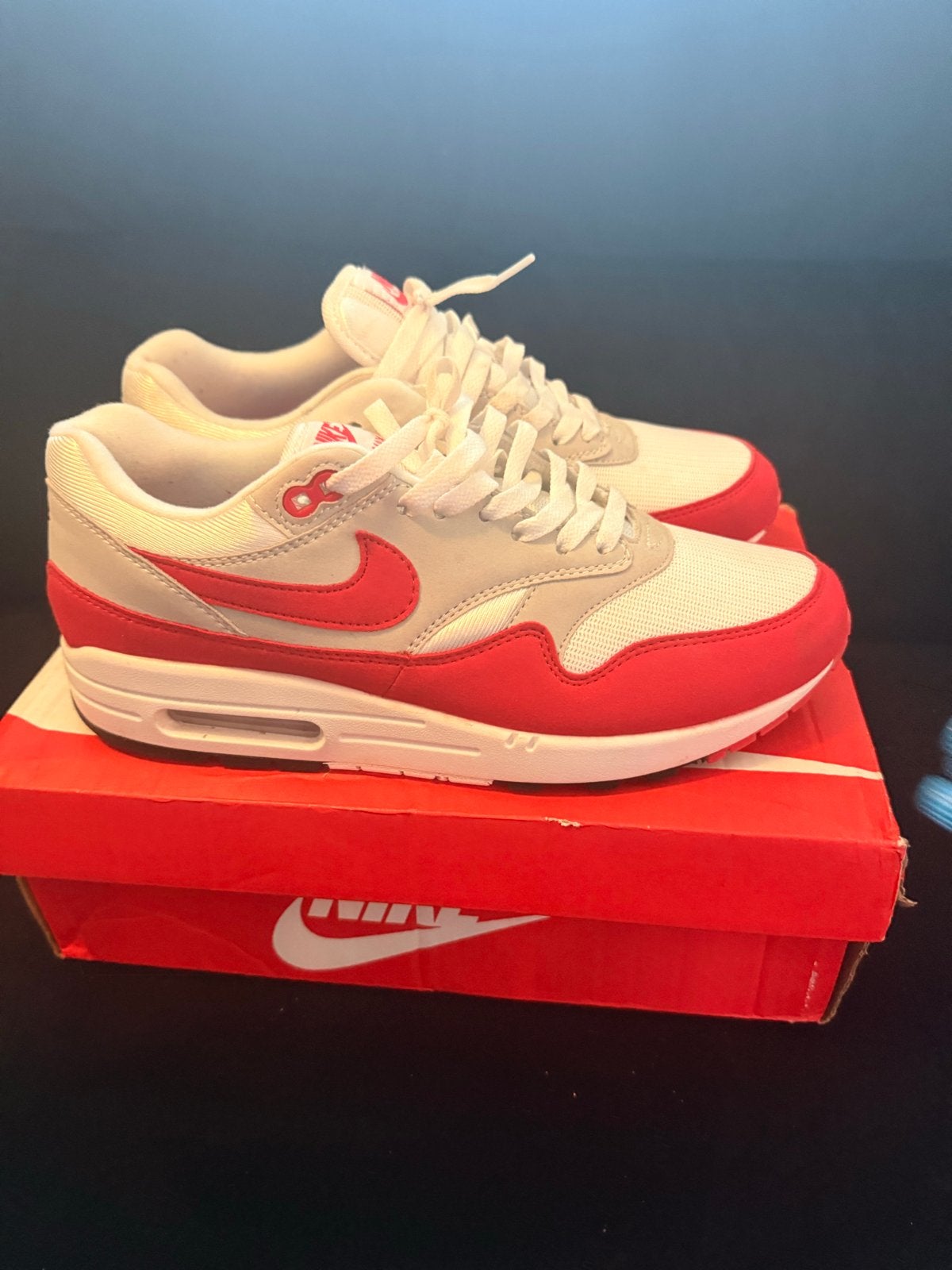 Nike Air Max 1 - Slechts één keer gedragen!, Ophalen of Verzenden, Zo goed als nieuw, Overige kleuren, Sneakers of Gympen