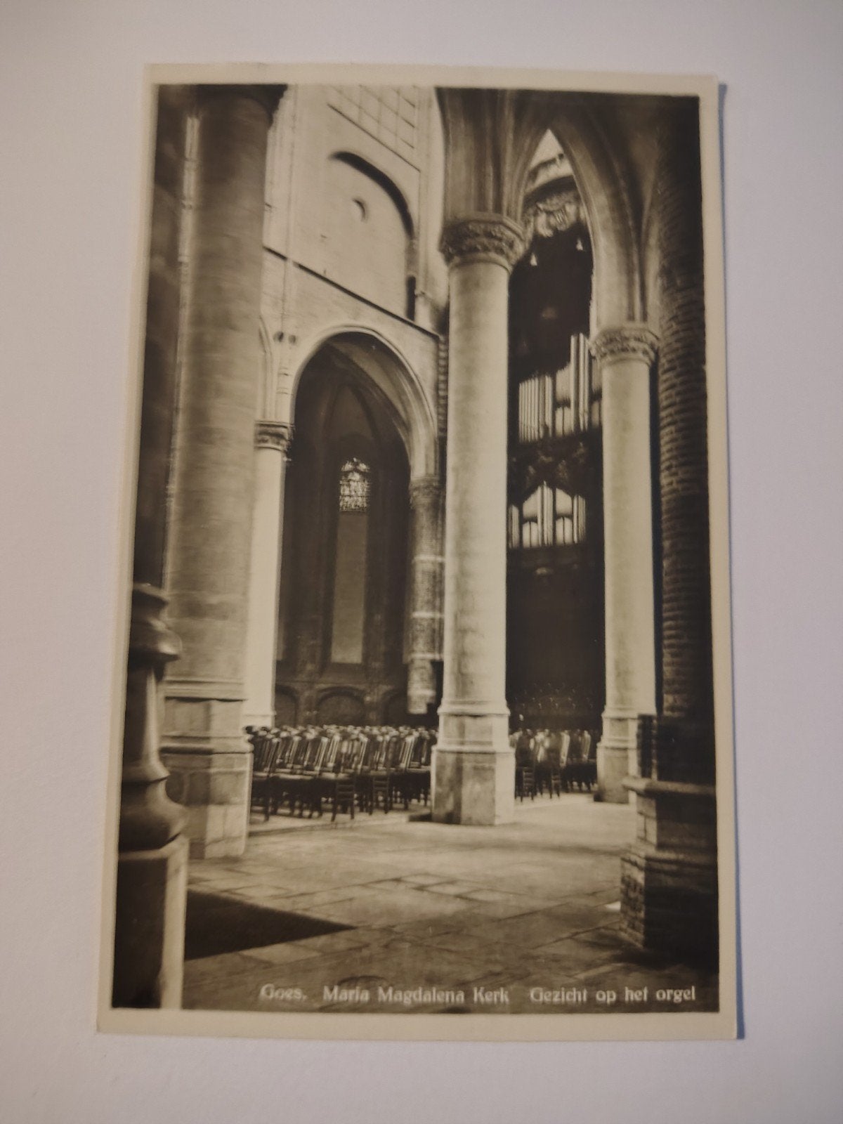 Goes Maria Magdalena Kerk Gezicht op het orgel, Ophalen of Verzenden, Zeeland