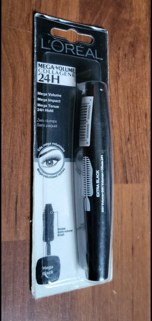 L'Oréal Mega Volume Collagene 24H Mascara - Extra Zwart, Sieraden, Tassen en Uiterlijk, Ophalen, Ogen, Zwart, Nieuw