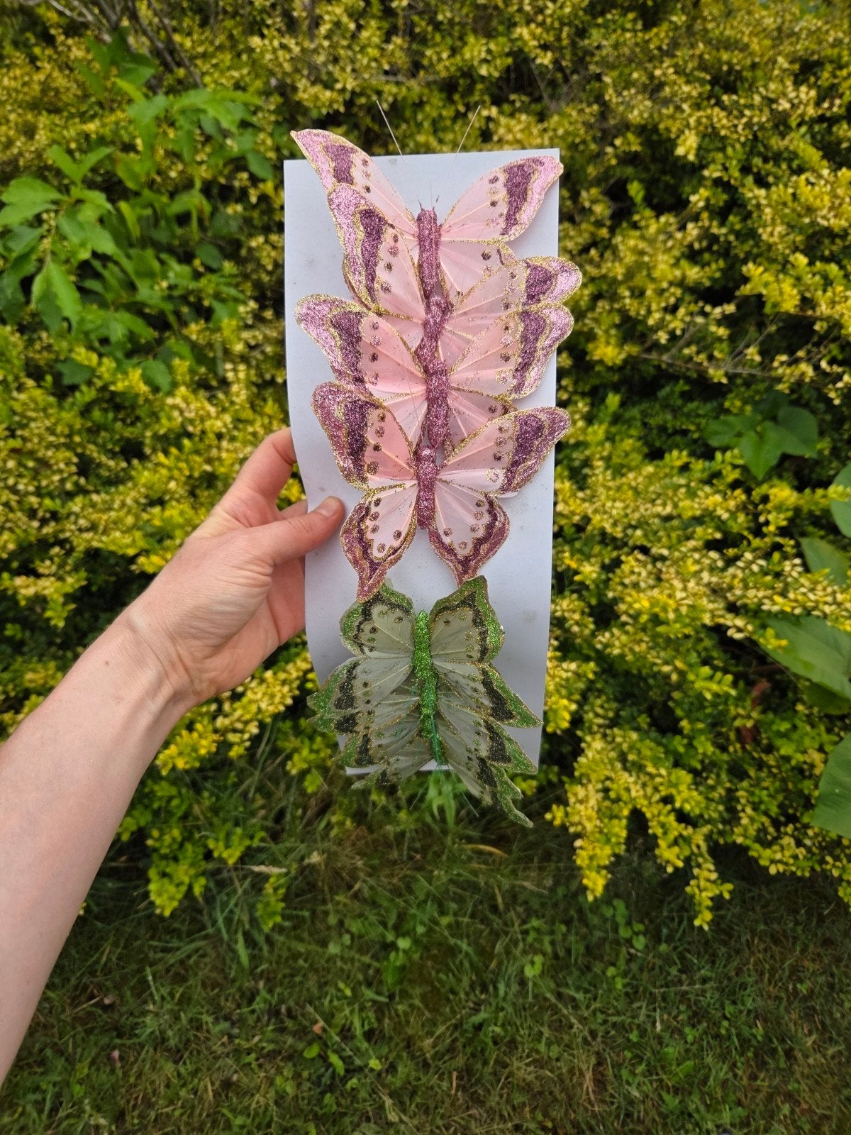 Nieuwe Glitter Vlinders voor Knutselen & Decoratie (12x10cm), Verzenden