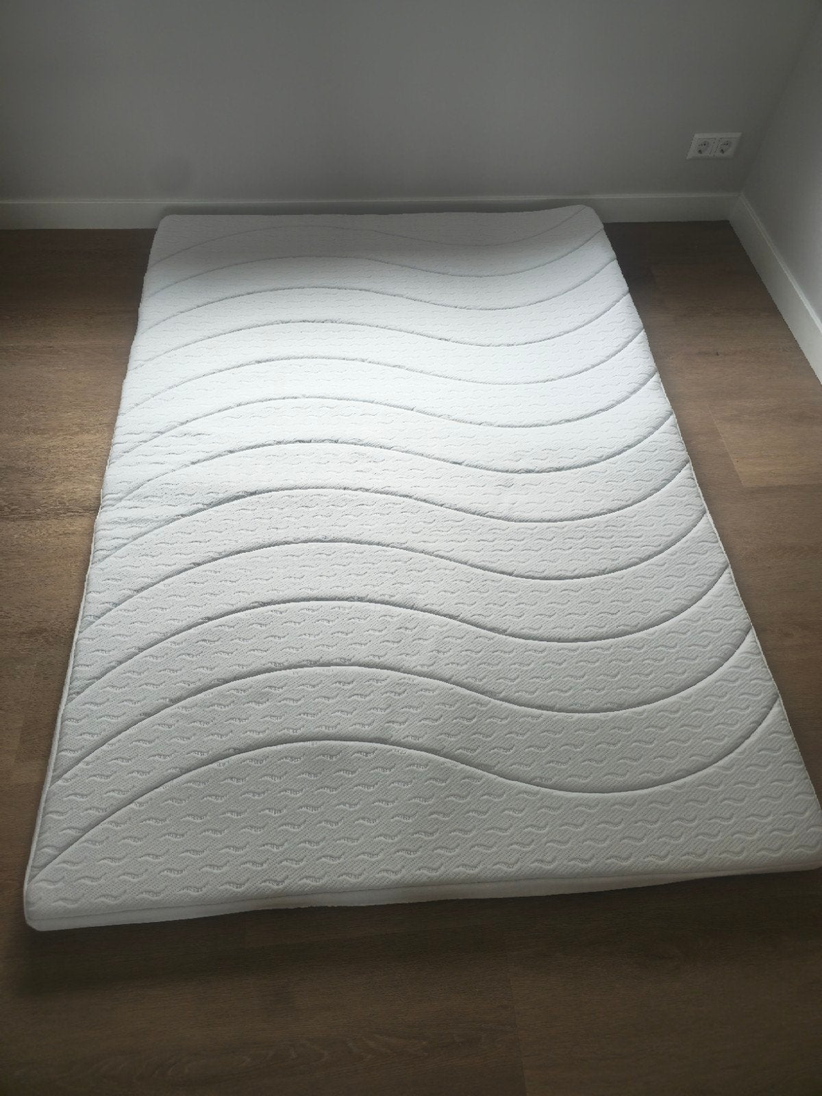 WELLPUR GULEN AIR Traagschuim Topmatras 140x200x8 cm., Ophalen, Tweepersoons, 140 cm