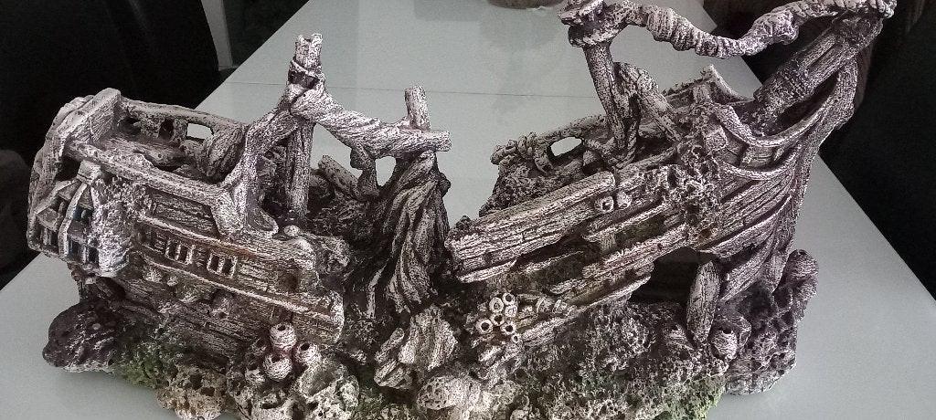 Grote Mooie Aquarium Sierelement, Lengte 63 cm - Hoogte 30cm, Ophalen, Zo goed als nieuw, Decoratie