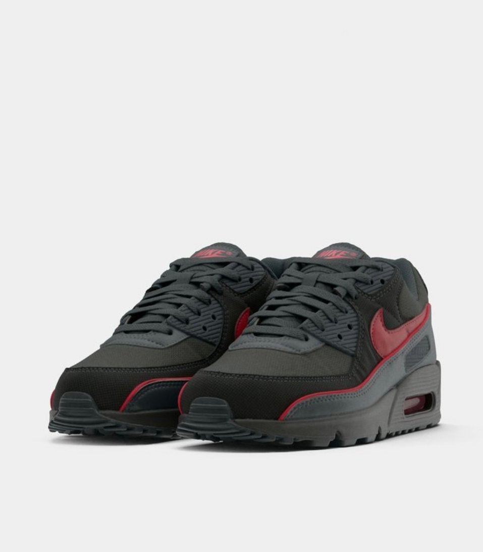 Nike Air Max 90 ‘Iron Grey University Red’ - maat 45, Product.Safety.ENEA@nike.com, Zwart, Nike, Nieuw