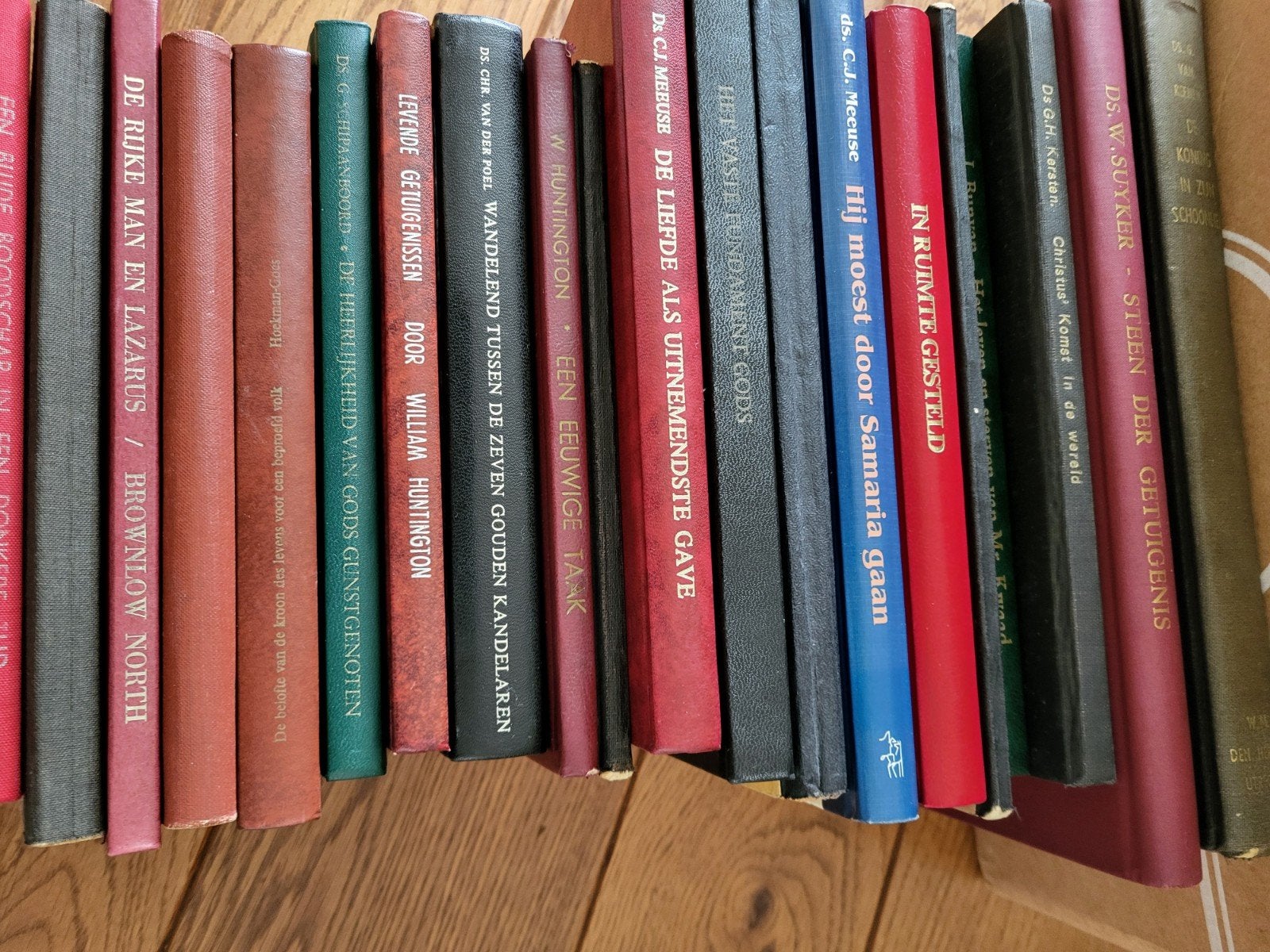 Theologische boeken. Doos 20 stuks, Ophalen of Verzenden, Gelezen