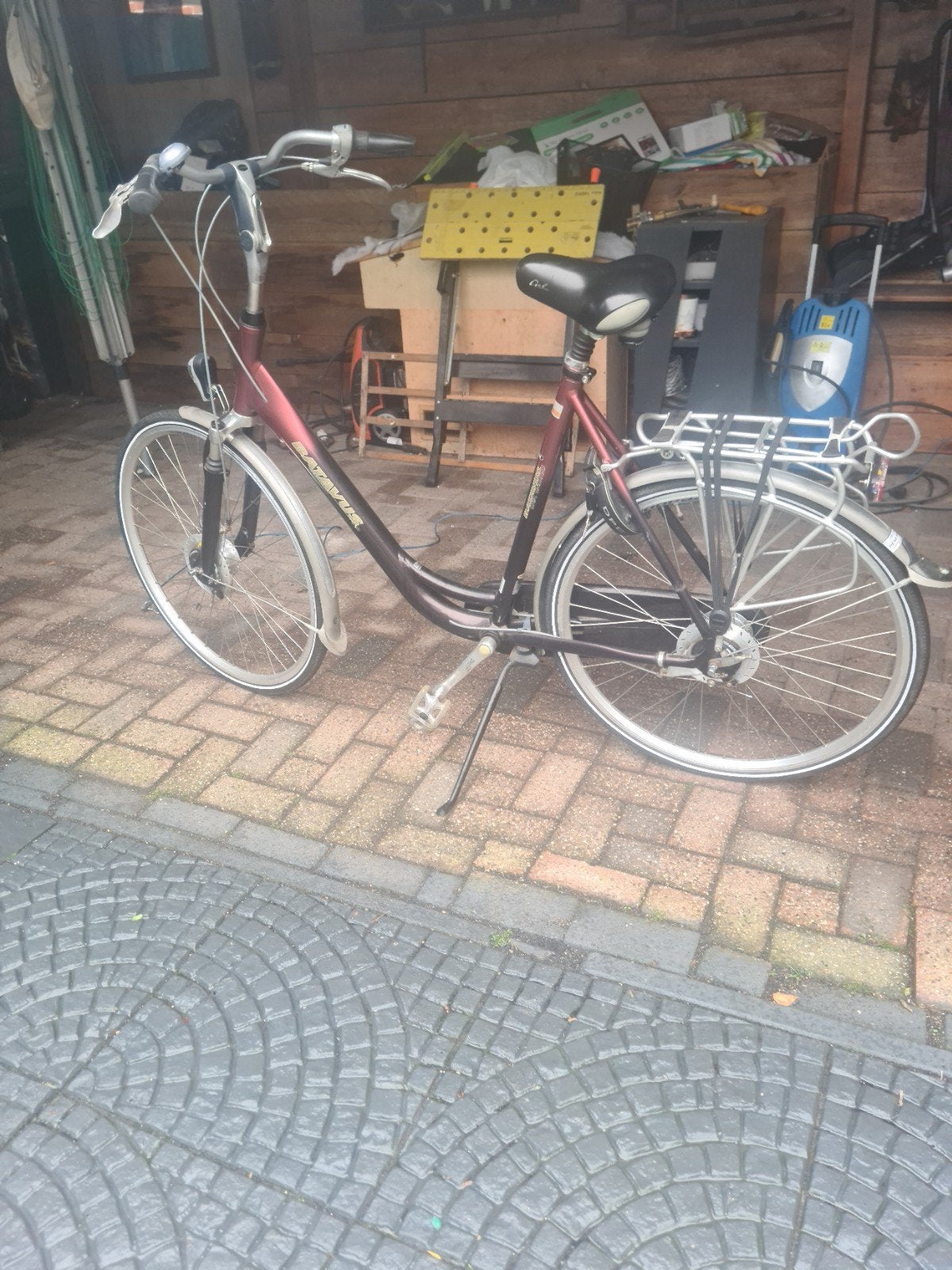 Batavus Damesfiets28 inch 61 framehoogte   8 versnellingen, Fietsen en Brommers, Terugtraprem, Versnellingen, Batavus, Ophalen of Verzenden