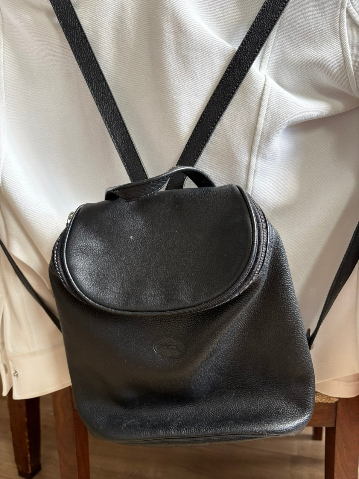 Te koop LONGCHAMP rugtas, Sieraden, Tassen en Uiterlijk, Tassen | Rugtassen, Ophalen of Verzenden, Zo goed als nieuw, Overige merken